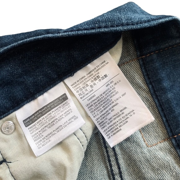 Levi’s 569 Loose Straight Fit Mens Jeans Dark Blue Wash Herbaceous W38 x L32 - Picture 11 of 11